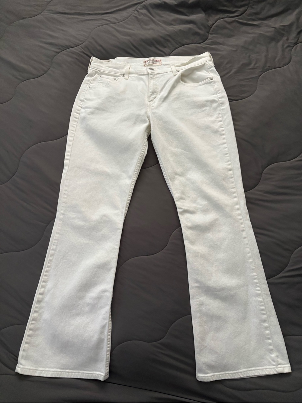 Levi's White Flare Jeans for Women